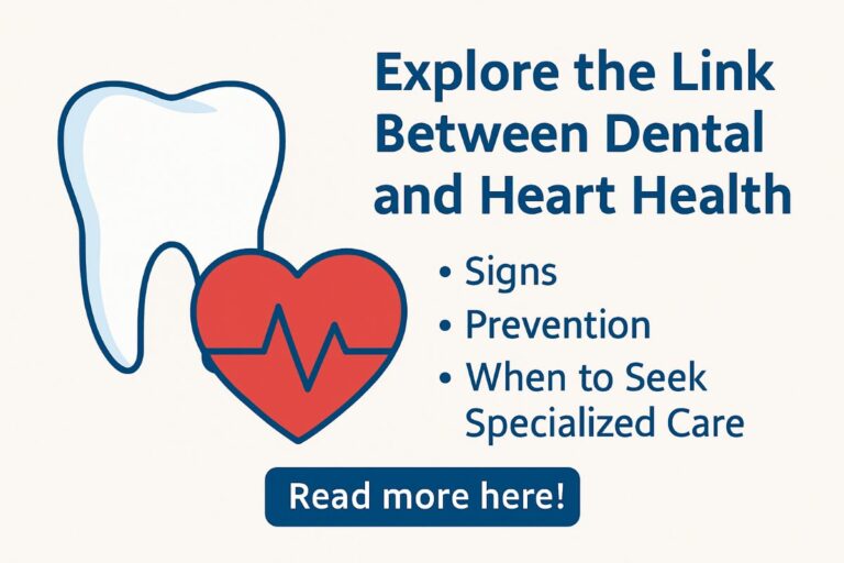 A split image showcasing a healthy mouth on one half and a healthy heart on the other, symbolizing the connection between dental and heart health. No text on the image.
